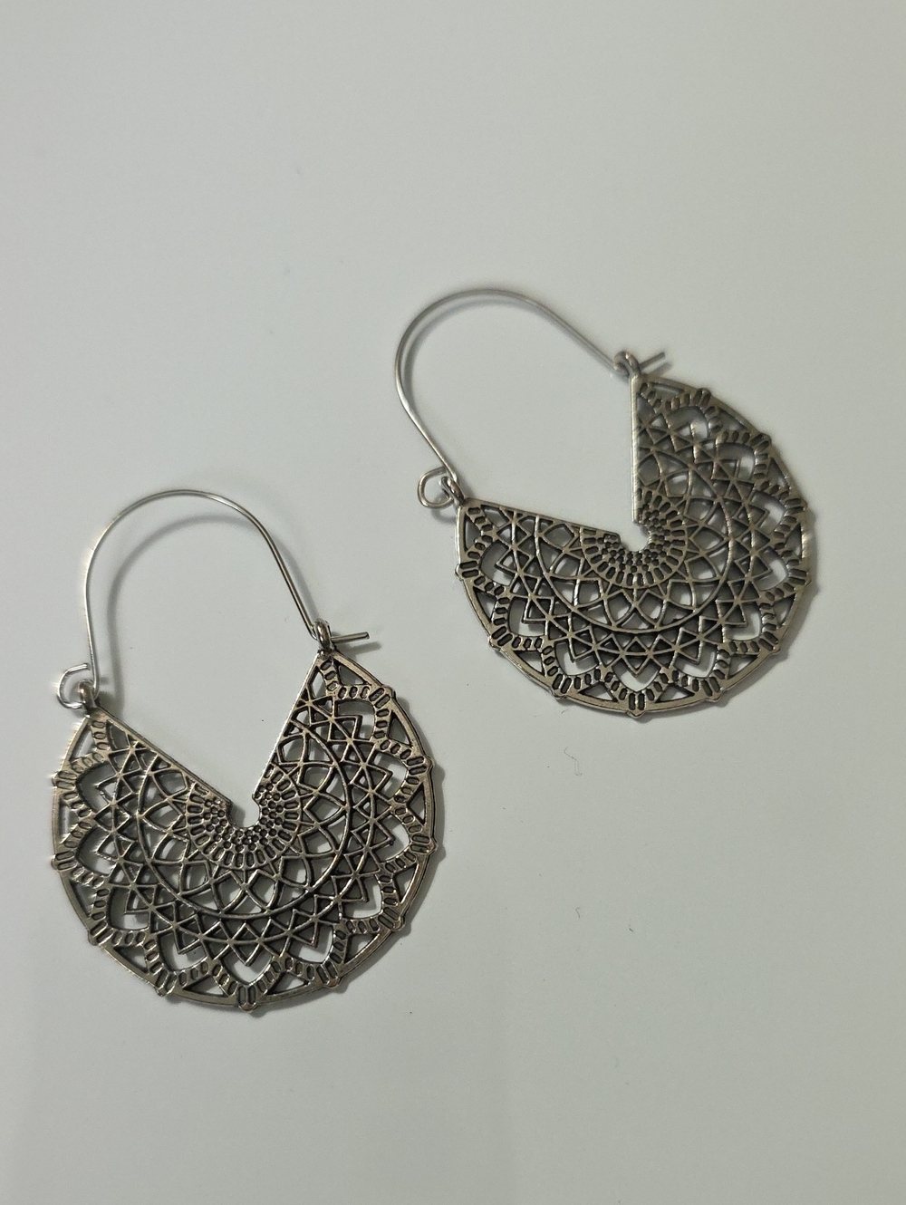 BOHO Gypsy Tribal Hoop Mandala Tribal Earrings